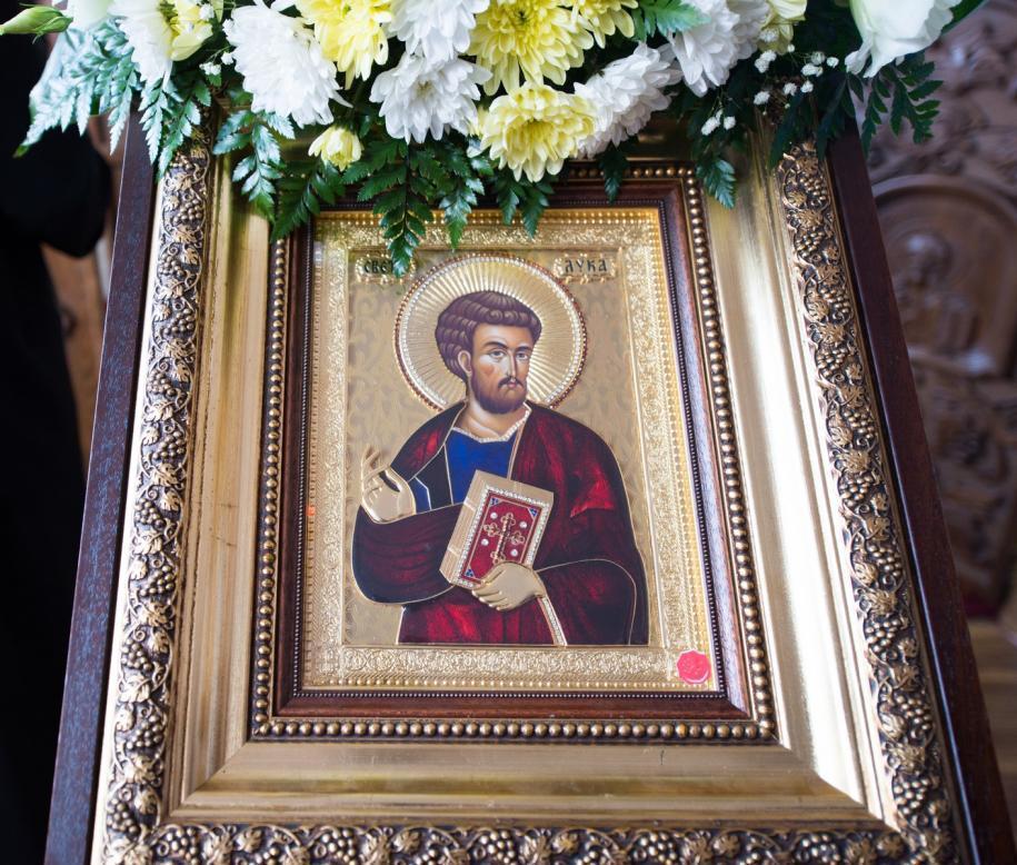 Icoana Sfântului Apostol și Evanghelist Luca/ Foto: Tudorel Rusu