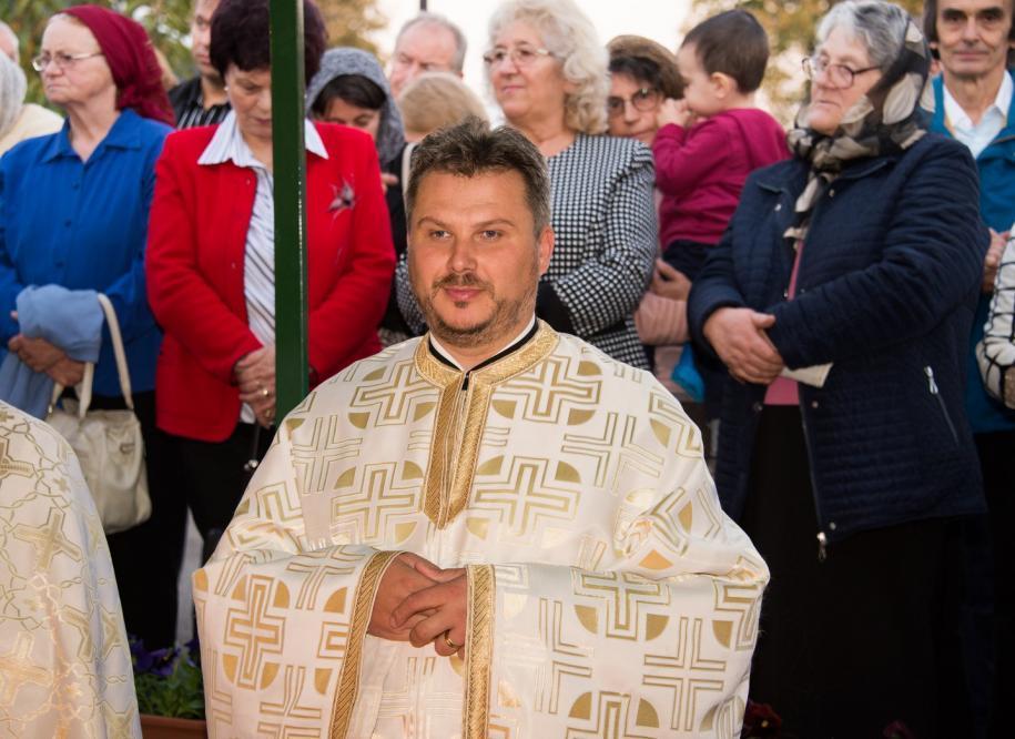 Preotul Marian Nimerincu, parohul Bisericii „Sfântul Apostol și Evanghelist Luca” din Iași/ Foto: Tudorel Rusu