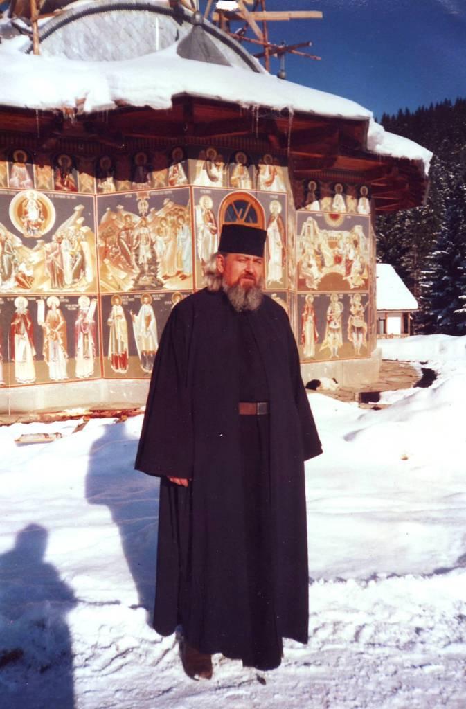 Pr. G. Moisii la Mănăstirea Petru Vodă
