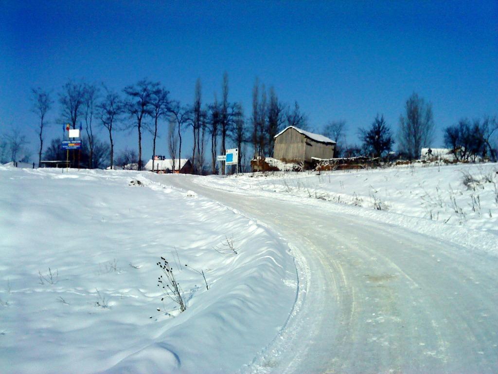 Frumuseţea iernii – în drum spre Poieniţa