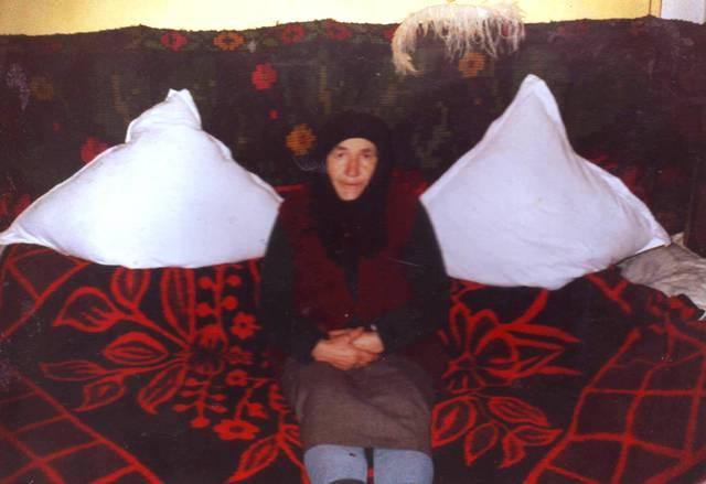 Saveta Palote († 2010) în ultimele luni de viaţă